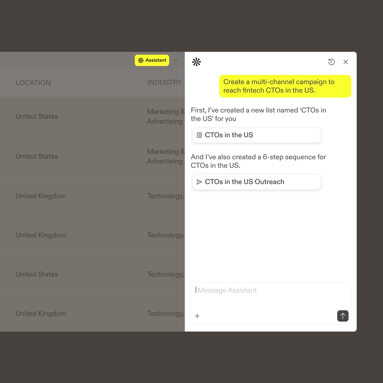 Apollo.io product screenshot